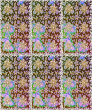 Raster illüstrasyonu. Soyut bir arkaplan çiz. Oriental raster klasik kahverengi ve altın desenli.