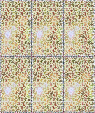 Gri arka planda güzel renkli kelebeklerin Raster vintage el çizimi. Moda sevimli kumaş tasarımı. Raster illüstrasyonu.