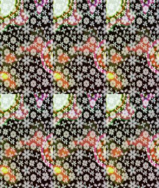 Modern stil dokusu. Çiçek desenli raster, siyah çizgi grafik deseni soyut raster arkaplan.