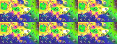 Suluboya desenli çiçek deseni. Çiçeğin suluboya çizimlerinin mükemmel deseni. Ton halinde. Moda baskısı. Dekorasyon ve tasarım için güzel desen.