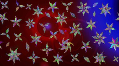 Çiçek arkaplan. Güzel kumaş deseni. Çizim raster deseni.