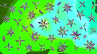 Çiçekli tebrik kartı. Çiçek arkaplan. Yeşil renklerde. Doğum günü kartı ya da düğün davetiyesi. Raster illüstrasyonu. Suluboya çiçek buketi.