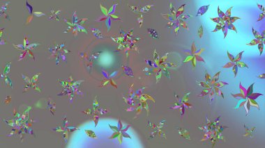 Çiçek desenli eskiz. Gri renkli çiçekler. Tişört baskısı için çiçek boyama rasteriName.