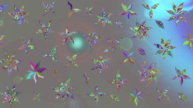 Küçük bir çiçekte eskiz deseni. Hoş bir çiçek geçmişi var. Raster illüstrasyonu. Güzel kumaş deseni.