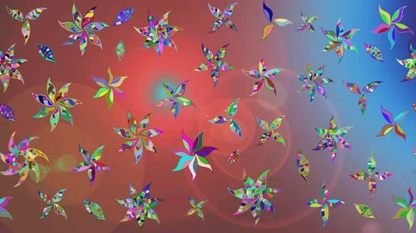 Eski model. Moda baskısı. Dekorasyon ve tasarım için güzel bir desen. Suluboya çizim kalıbı. Raster illüstrasyonu. Çiçeğin suluboya çizimlerinin zarif deseni.