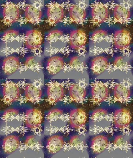 Parmak izi, kumaş, duvar kâğıdı, tekstil için raster dokusu. Nakış desenli çiçek deseni. Renkli grunge soyut arkaplanı kologri, bej ve nötr çiçeklerle zenginleştirir.