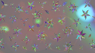 Flower eskiz arka planı. Raster illüstrasyonu. Şatafatlı bahar bahçesi dokusu. Çiçek deseni.