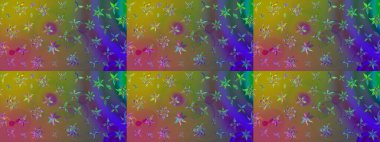 Flower eskiz arka planı. Şatafatlı bahar bahçesi dokusu. Çiçek deseni. Raster illüstrasyonu.