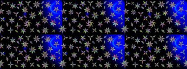 Nazik, sevimli çiçek arkaplanı. Siyah renkli çiçekler. Raster çiçek desenli ve çiçekli..