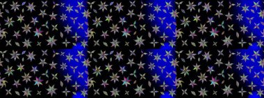 Küçük renkli çiçekler. Moda baskıları için zarif bir şablon. Çiçekli bahar çiçekleri. Motley illüstrasyonu. Küçük çiçekte şirin desenler.