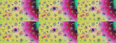 Çiçek süslemeli çizim deseni. Tarafsız renklerde çiçekler. Raster illüstrasyonu.