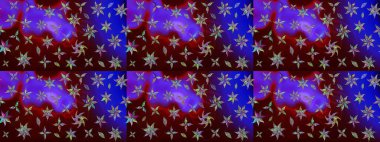 Kahverengi renklerde bahar çiçekleri. Raster çiçekleri klasik tarzda çizilmiş. Çiçekli yumuşak bir eskiz şekli. Raster illüstrasyonu.