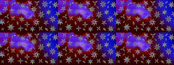 Kahverengi renklerde bahar çiçekleri. Raster çiçekleri klasik tarzda çizilmiş. Çiçekli yumuşak bir eskiz şekli. Raster illüstrasyonu.