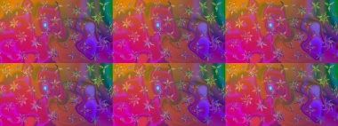 Nazikçe, güzel çiçek arkaplanı. Mor renkli çiçekler. Raster çiçek desenli ve çiçekli..