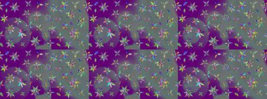 Tomurcukları çiçek olan sevimli bir çiçek deseni. Eskiz geçmişi. Raster illüstrasyonu. Eski usul. Raster. Kumaş, tekstil ve duvar kağıdı baskısı için..