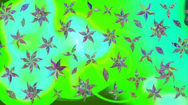 Eski usul küçük çiçekli şirin bir eskiz deseni. Raster illüstrasyonu. Kumaş, duvar kağıdı ve kağıt üzerine baskı yapmak için gelişen arka plan. Moda arka planında parlak buketler.