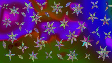 Sevgililer günü ve tebrik kartı konsepti için şık bir davetiye. Manzaralı çiçek deseni. Çiçek kompozisyonu, el boyası, hassas şablon. Üst manzara, yumuşak yeşil renk biçimi.