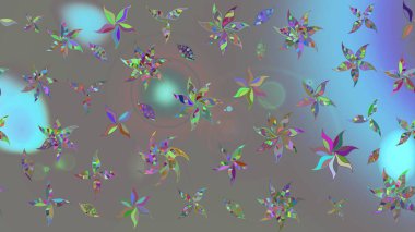 Güzel suluboya yaz çiçekleri deseni..