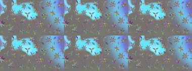 Tekstil, kumaş, kapaklar, duvar kağıtları, baskı, naylon, koleksiyon defteri, örgü, dekupaj için güzel bir eskiz. Küçük gri çiçekli oldukça eski bir besin torbası deseni. Millefleurlar.