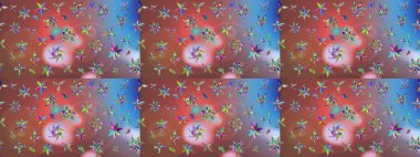 Arkaplan dokusu, duvar kağıdı, kahverengi renkli çiçek teması. Kabile sanatı boho baskısı, klasik çiçek arkaplanı. Soyut etnik raster çizim kalıbı.