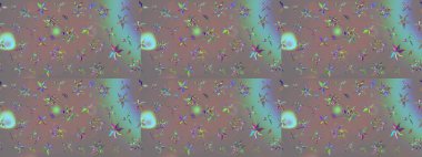 Çiçek arkaplan. Raster illüstrasyonu. Gri renkli şirin tekstil tarzında. Çiçek duvar kâğıdı. Renkli çizim deseni.