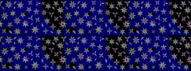 Raster Hip kumaş deseni. Eskiz Vintage Çiçek Deseni.