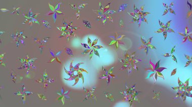 Eskiz arkaplan modeli. Raster hisseleri. Suluboya, elle çizilmiş. Gri üzerine çiçekler.