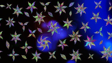 Doodle tarzı. Elle çizilmiş sonbahar çiçeği deseni. Renkli siyah çizim kalıbı. Tekstil ve kapak tasarımı için mükemmel. Siyah renkte çiçekler.