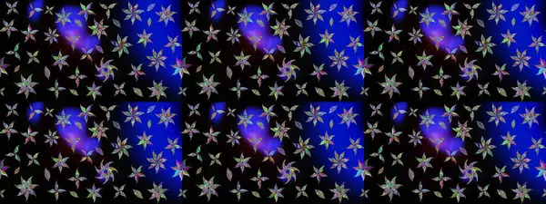 Ultraviyole kumaş deseni. Organik motif arka planı. Raster illüstrasyonu. Çizim deseni.