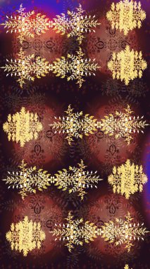 Raster illüstrasyonu. Kar taneli desen. Raster Noel soyut renkli arkaplan ve düşen kar tanesi..