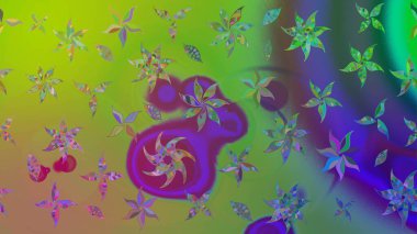 Güzel suluboya çiçekler, parlak resimler ilham verici çiçek desenli eskiz arka planı. Raster..