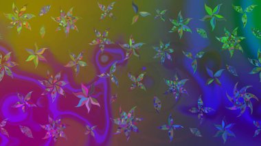 Üst manzara, yumuşak kahverengi renk. Manzaralı çiçek deseni. Çiçek kompozisyonu, el boyası, hassas şablon. Sevgililer günü ve tebrik kartı konsepti için şık bir davet.