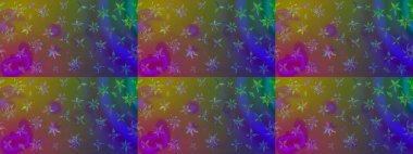 Tekstil veya kitap kapakları, imalat, duvar kağıtları, baskı, hediye paketi ve yapıştırma kitabı için çiçek eskizi geçmişi. Küçük çaplı çiçeklerdeki basit şirin desenler. Raster illüstrasyonu.