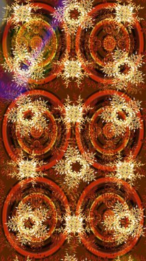 Arabesk ve çiçekli doğu raster desenleri. Arabesk ile klasik model. Geleneksel klasik süs.