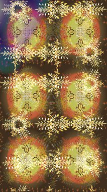 Bahar çiçekleriyle güzel bir çiçek deseni çizmişsin. Raster illüstrasyonu. Güzel kumaş deseni.