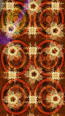 Arabesk ve çiçekli doğu raster desenleri. Arabesk ile klasik model. Geleneksel klasik süs.