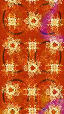 Noel Kar Taneleri Arkaplanı. Şirin desen. Raster Noel soyut renkli arka plan ve tatlı kar tanesi. Raster illüstrasyonu. Kar tanelerinin deseni.