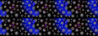 Renkli Bahar Teması eskiz kalıbı. Düz Çiçek Elementleri Tasarımı. Çiçek deseni. Chichi 'nin kumaş kalıbını çiz. Raster illüstrasyonu.