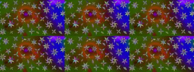 Süslü kumaş deseni. Raster deseni. Çiçekli çiçek deseni, suluboya..