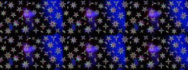 Taslak desenli, modaya uygun kumaş deseni. Düz Çiçek Elementleri Tasarımı. Raster illüstrasyonu. Renkli Bahar Teması eskiz kalıbı. Şirin çiçek elementleri..