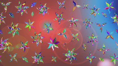 Ultraviyole kumaş deseni. Çizim kalıbı. Raster illüstrasyonu. Organik motif arkaplanı.