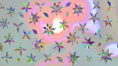 Çiçeksel gri çizim deseni. Klasik taslak çizimi. Raster çiçek izi..