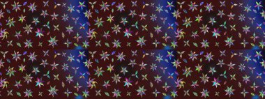 Raster Şirin kumaş deseni. Düz Çiçek Elementleri Tasarımı. Renkli Bahar Teması eskiz kalıbı. Eskiz klasiği.