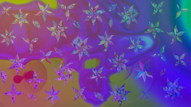 Moda baskısı. Çiçeğin suluboya çizimlerinin mükemmel deseni. Ton halinde. Dekorasyon ve tasarım için güzel bir desen. Suluboya desenli çiçek deseni.