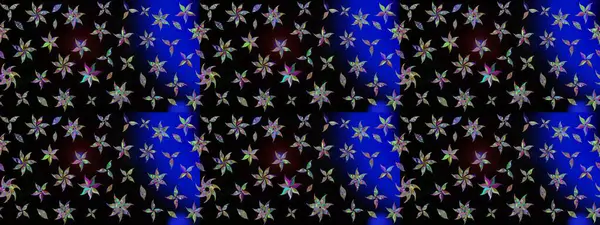 Siyah renkte güzel çiçekler, suluboya desenli, duvar kağıdı, kart ya da kumaş için fayanslı eskizler. Raster..