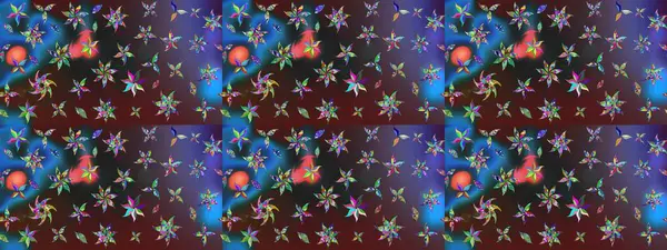 Güzel kumaş deseni. Raster suluboya çiçek deseni, narin çiçekler, mor çiçekler, tebrik kartı şablonu..