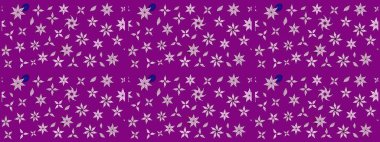 Eskiz tarzı mor renkler. Raster illüstrasyonu. Şirin karalamalı çiçek desenli çizim. Raster illüstrasyonu. El yapımı çiçek ve bitki koleksiyonu.