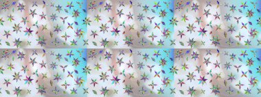 Raster illüstrasyonu. Klasik çiçek tasarımı elementleri. Gri kıvırcık çiçekler gri renkte şekillenir.