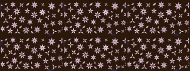 Hoş bir çiçek geçmişi var. Güzel kumaş deseni. Küçük bir çiçekte eskiz deseni. Raster illüstrasyonu.