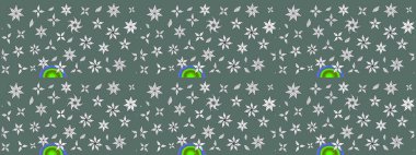 Çiçekler. Soyut etnik raster çizim kalıbı. Tarafsız renklerde vadinin çiçekleri.